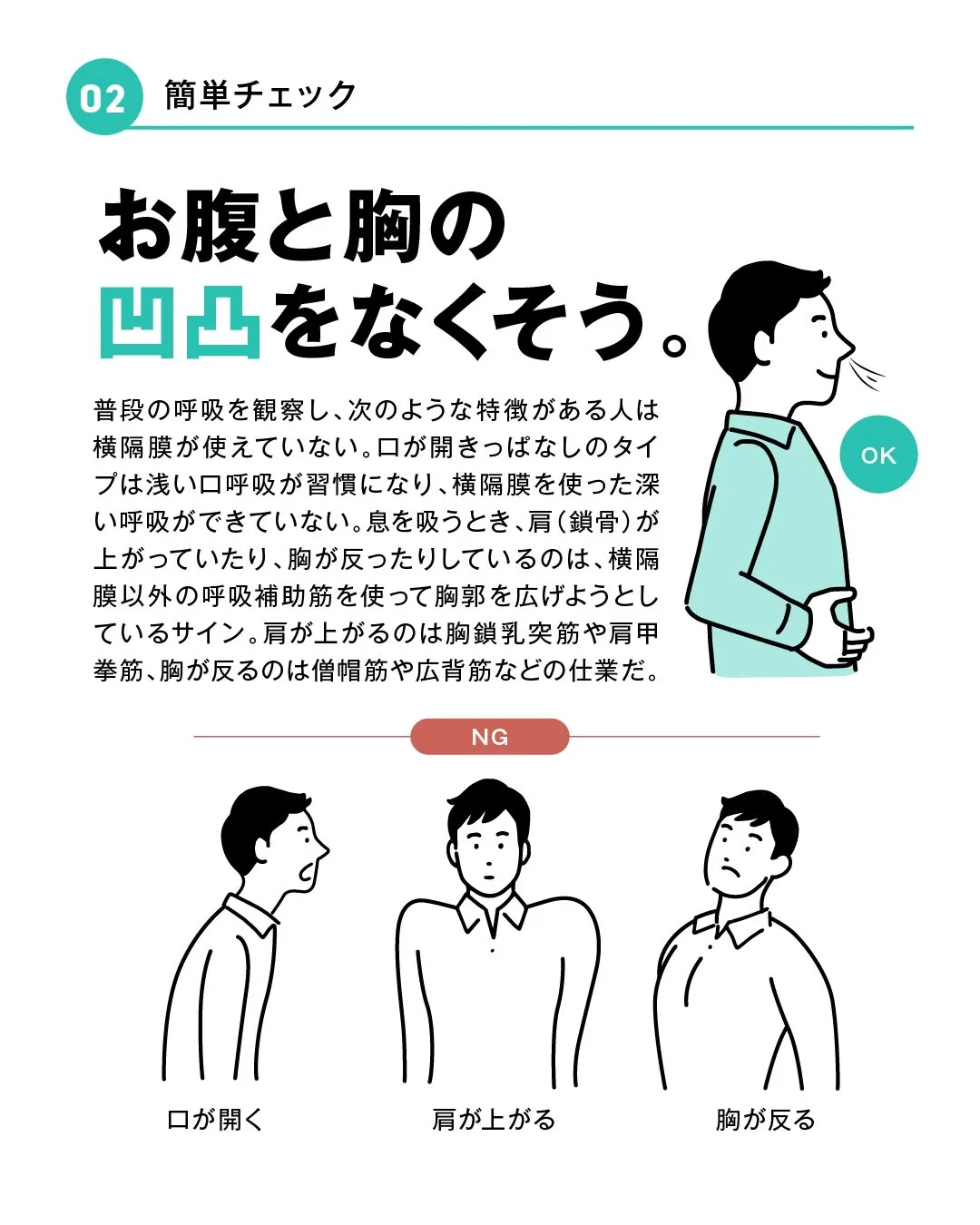 呼吸と体幹